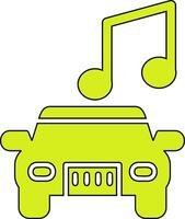 Car Music Vector Icon