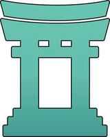 Torii Gate Vector Icon