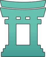 Torii Gate Vector Icon