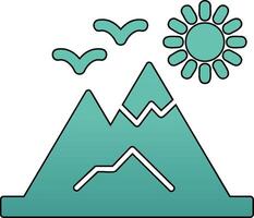 Mountain Vector Icon