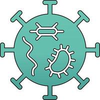 icono de vector de virus