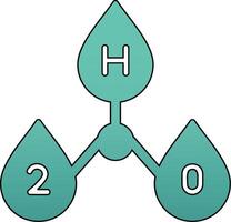 H2o Vector Icon