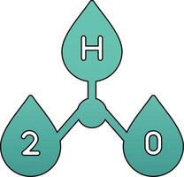 H2o Vector Icon