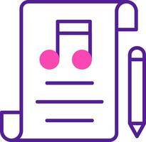 Music Composing Vector Icon