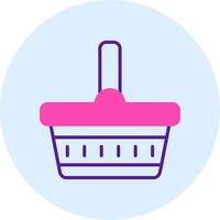 Picnic Basket Vector Icon