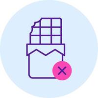 No Chocolate Vector Icon