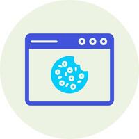 Web Cookies Vector Icon