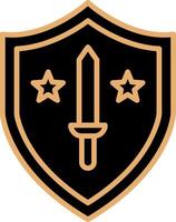 Military Shield Vector Icon