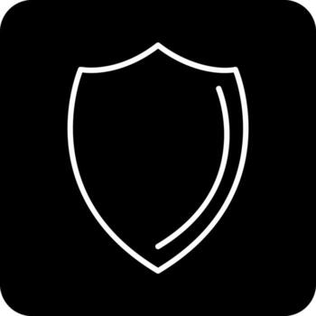 icono de vector de escudo