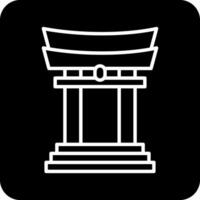 Torii Gate Vector Icon