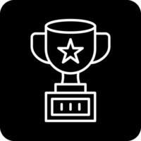 icono de vector de copa de trofeo