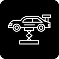 Car Lifting Vector Icon