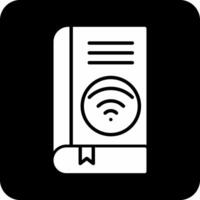 Wifi book Vector Icon