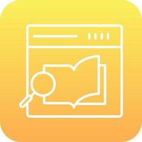 Research Book Vector Icon