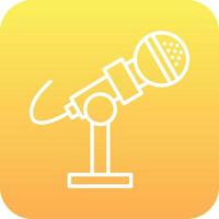 Microphone Stand Vector Icon