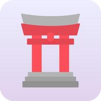 Torii Gate Vector Icon