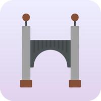 icono de vector de puente