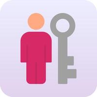 Key Person Vector Icon