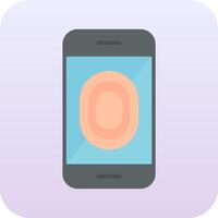 Unlocked Fingerprint Vector Icon