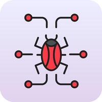 Digital virus Vector Icon