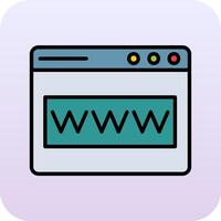 icono de vector web