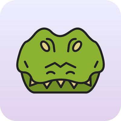 Crocodile Vector Icon
