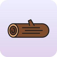 Log Vector Icon