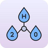 H2o Vector Icon