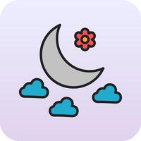 Moon Vector Icon