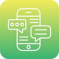 Chatting Vector Icon