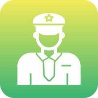 Police Man Vector Icon