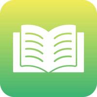 Open Book Vector Icon