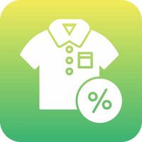 Discounted Tshirt Vector Icon