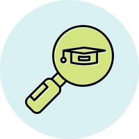 Search University Course Vector Icon