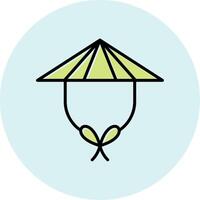 Chinese Hat Vector Icon