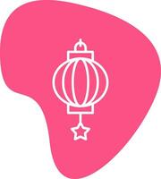 Chinese Lantern Vector Icon