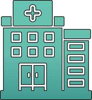 icono de vector de hospital