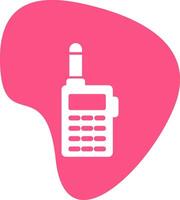 icono de vector de walkie-talkie