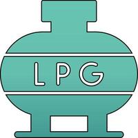 Liquefied Petroleum Gas Vector Icon