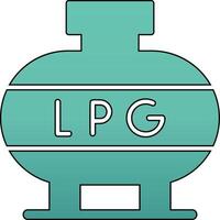 Liquefied Petroleum Gas Vector Icon