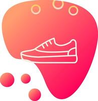 icono de vector de zapatillas