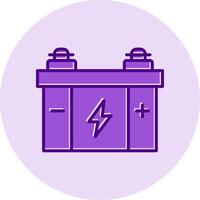 Car Battery Vector Icon