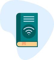 Wifi book Vector Icon