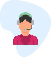 Customer Service Agent Vector Icon