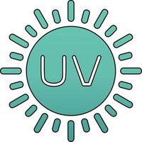 ultravioleta vector icono