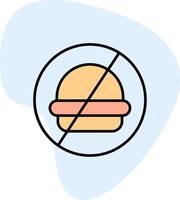 No Food Vector Icon