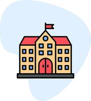 University Building Vector Icon