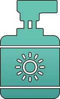 Sunblock Vector Icon