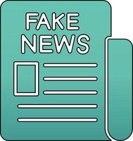 Fake News Vector Icon