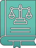 Law Book Vector Icon